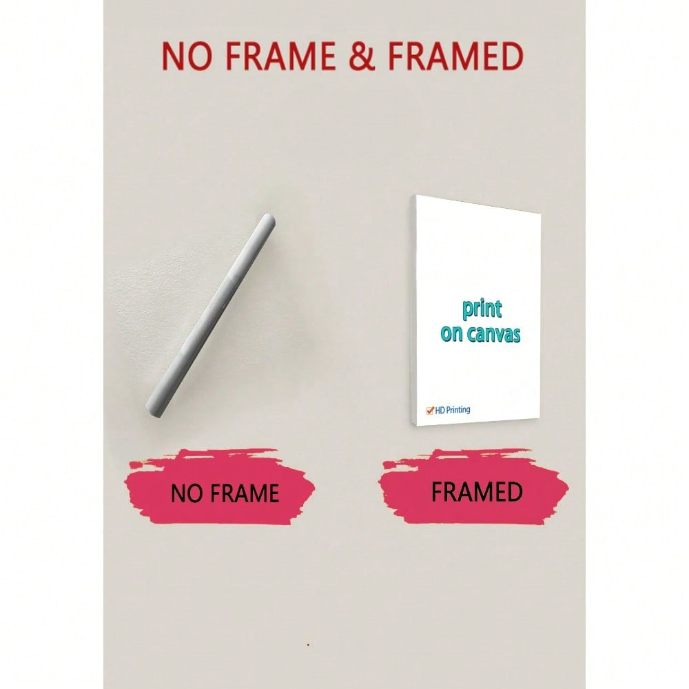 1pc Yayoi Kusama Inspired Mushroom Canvas Art Modern Abstract Botanical Poster For Home Office Decor